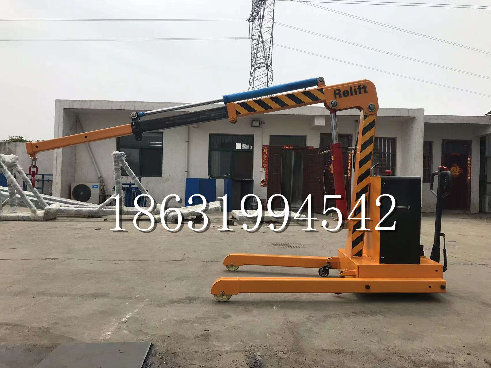 信义乡久征定做3吨三轮随车吊 农用园林绿化移树吊 平板工程用小吊机